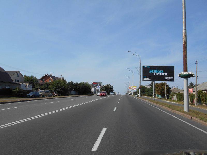 Билборд Бровары,  м.Бровари, вул.Київська, 41, провулок Пісчаний