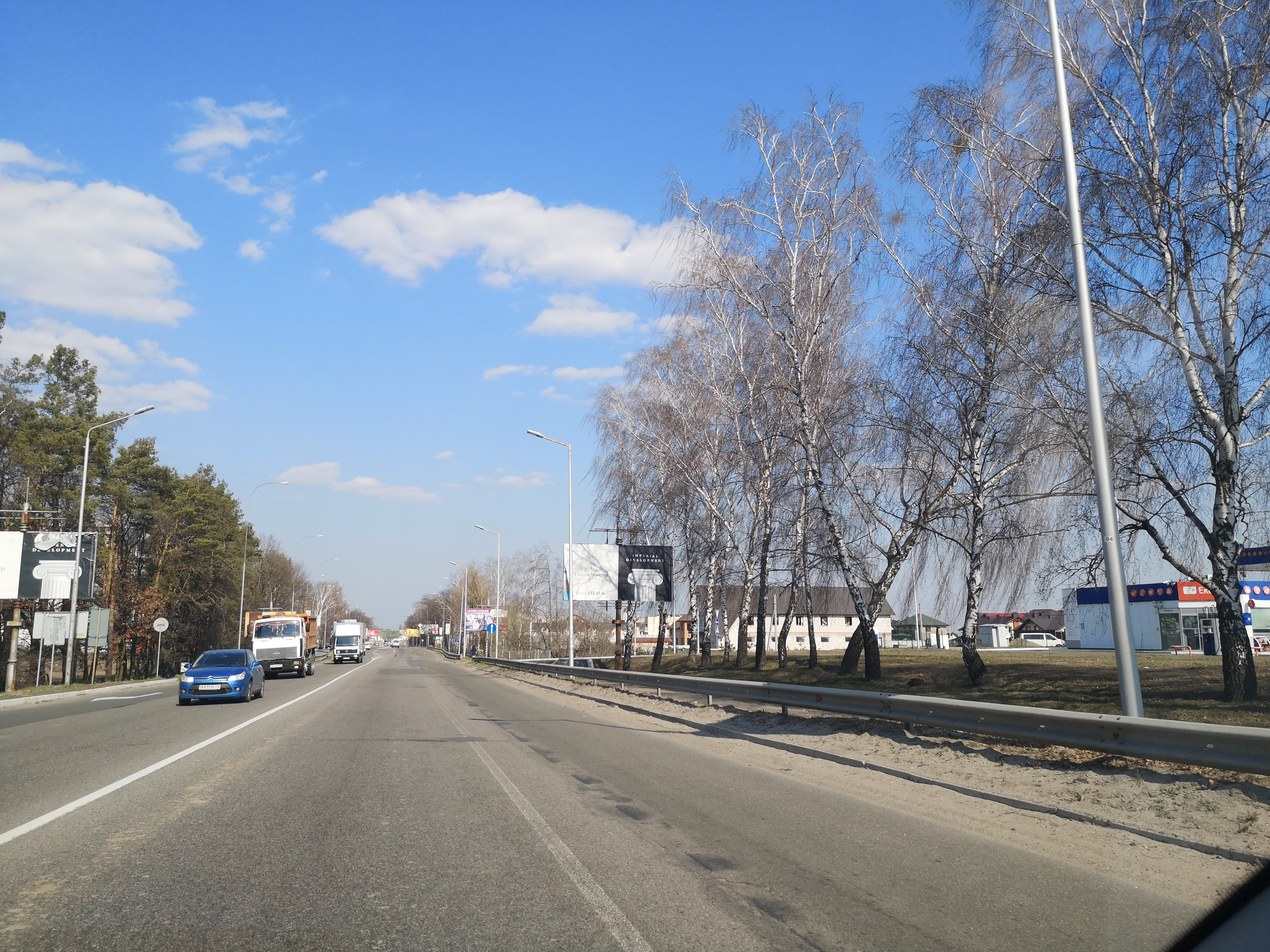 Билборд Буча,  траса Київ-Ковель, вул. Нове-шосе,возле ТЦ Avenir Plaza
