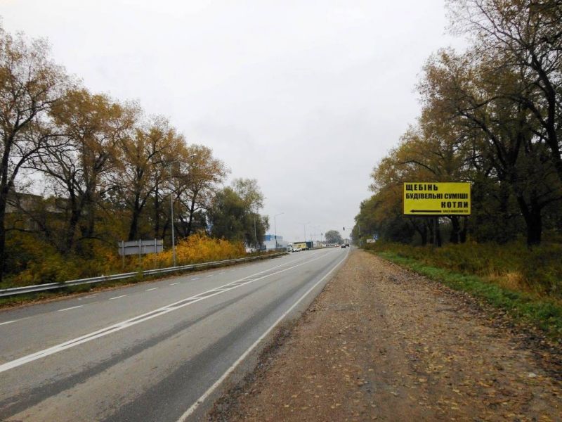 Билборд Бровары,  вул. Онікієнка Олега, парна сторона, виїзд з міста на Об'їзну дорогу, в районі вул.Онікієнка Олега, 139, Броварське ШБУ