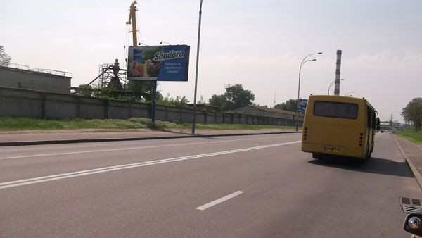 Білборд, бігборд (борд)  Київ,  вул. Електриків, ЖД зупинка "Оболонь", Магазин "Все для катерів і лодок", "Gaz life, поворот до ЖК "Rybalsky (Рибальський)", "Меблеві Технології",  напрямок до вул. Новоконстантинівська, на Поділ в центр