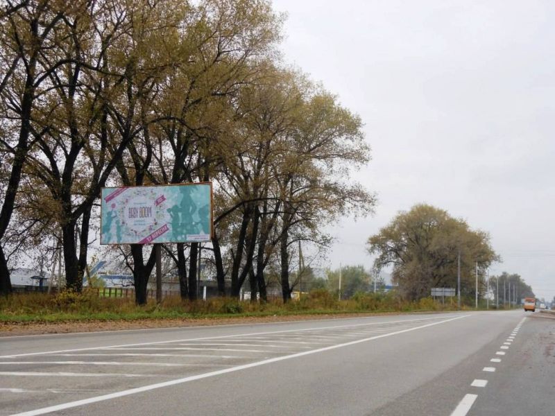 Билборд Бровары,  вул. Онікієнка Олега, парна сторона, виїзд з міста на Об'їзну дорогу, в районі вул.Онікієнка Олега, 139, Броварське ШБУ
