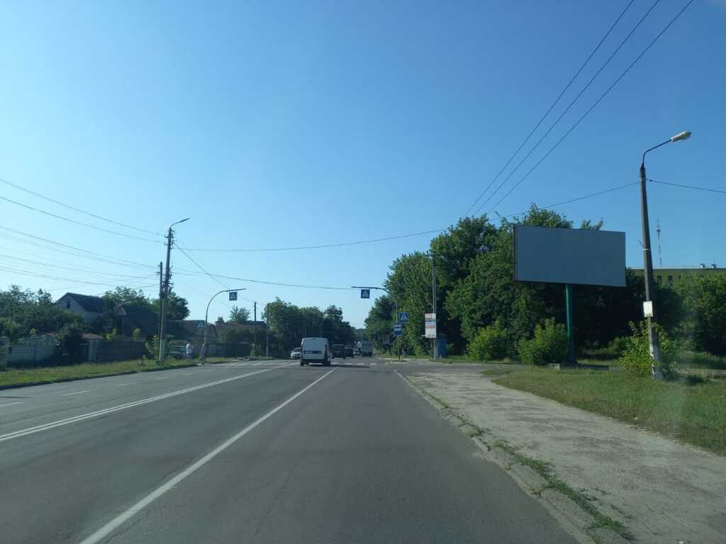 Билборд Боярка,  м. Боярка,  вул. Білогородська, поворот до парку Перемоги