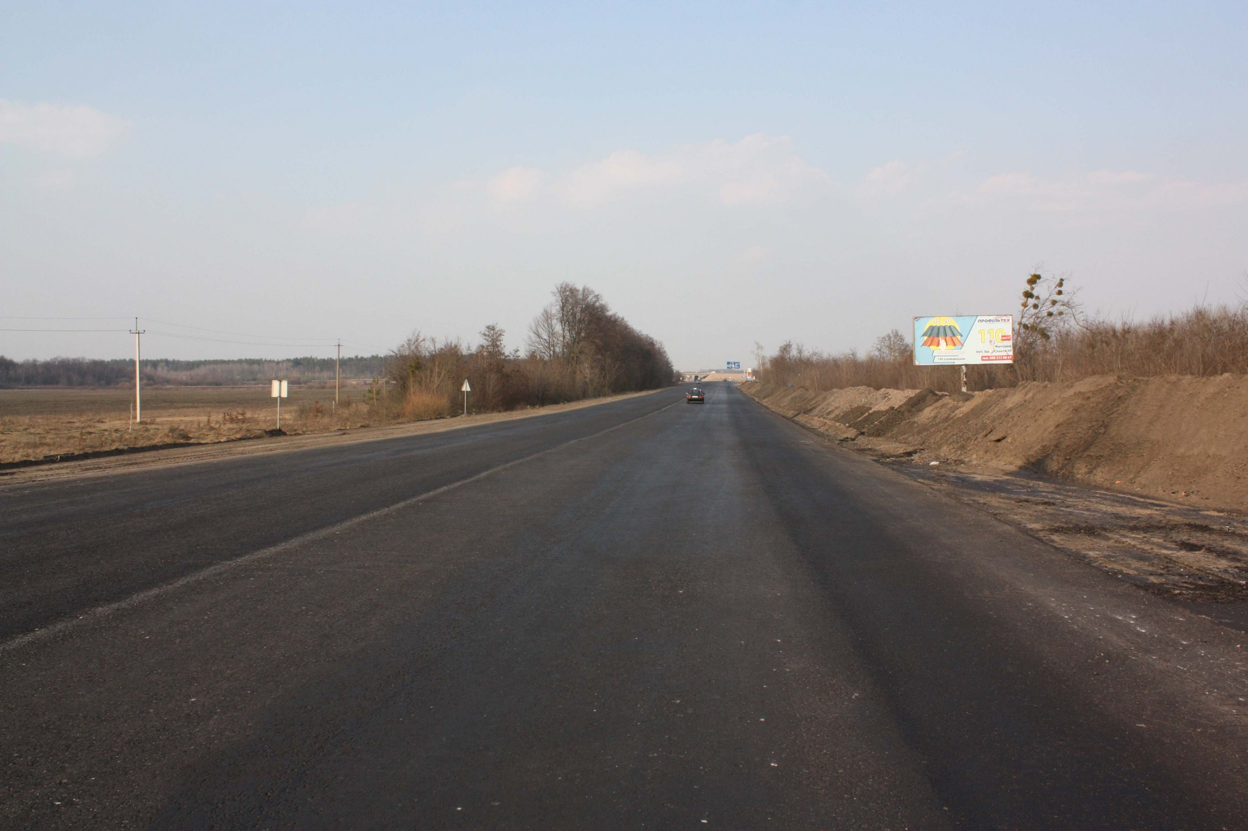Билборд Житомир трассы,  траса  Виступовичі - Житомир - Могилів-Подільський М-21  171+950 (ліво)