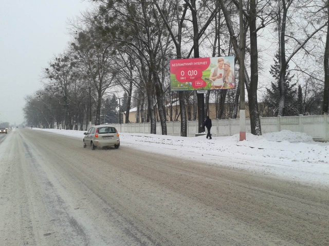 Billboard Zhytomyr,  Kiivs'ke sose, 40a (Smokivs'kij park, ZOS No10, Inter Avto Centr), v napramku z mista