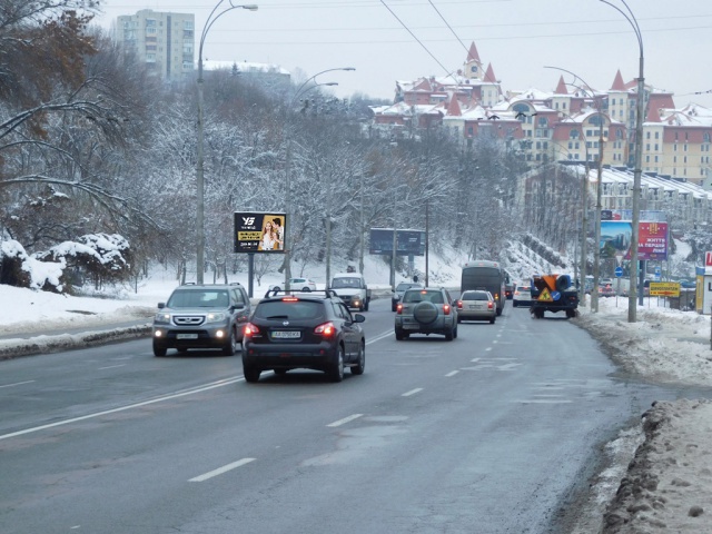 Скроллер Киев,  Протасів Яр вул., 48 (Інститут хірургії, АЗС Socar),в напрямку вул.Нововокзальна