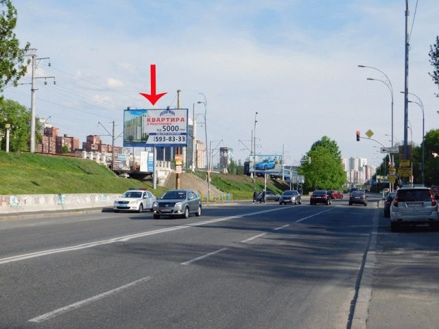 Billboard Kyiv,  Грінченка М. вул., 7-й від Протасового Яру, біля Байковій вул., з центру