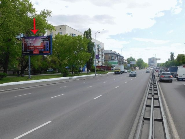Billboard Kyiv,  просп. Леоніда Каденюка (Гагаріна) 14, з центру
