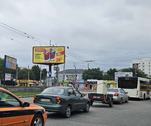 Billboard Kirovograd,  Vokzal'na st. (Zovtnevoi Revolucii st.) - Evgena Tel'nova st. (No2)