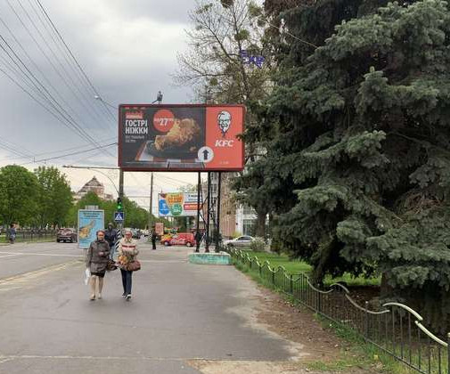 Billboard Poltava,  Sobornosti st. - Simona Petluri st.