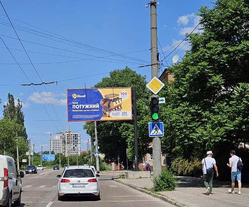 Billboard Kirovograd,  Vinnicenka prosp. - Sul'ginih st. (Kalinina st.)