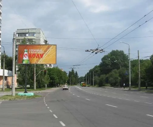 Билборд Полтава,  Великотирнівська вул. - Юрія Тимошенко вул.