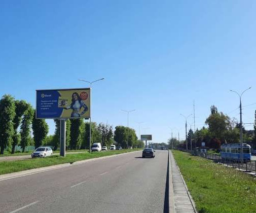 Билборд Винница,  Барське 1-й км шосе, 7 - Миколи Ващука вул. (Кв'ятека вул.)