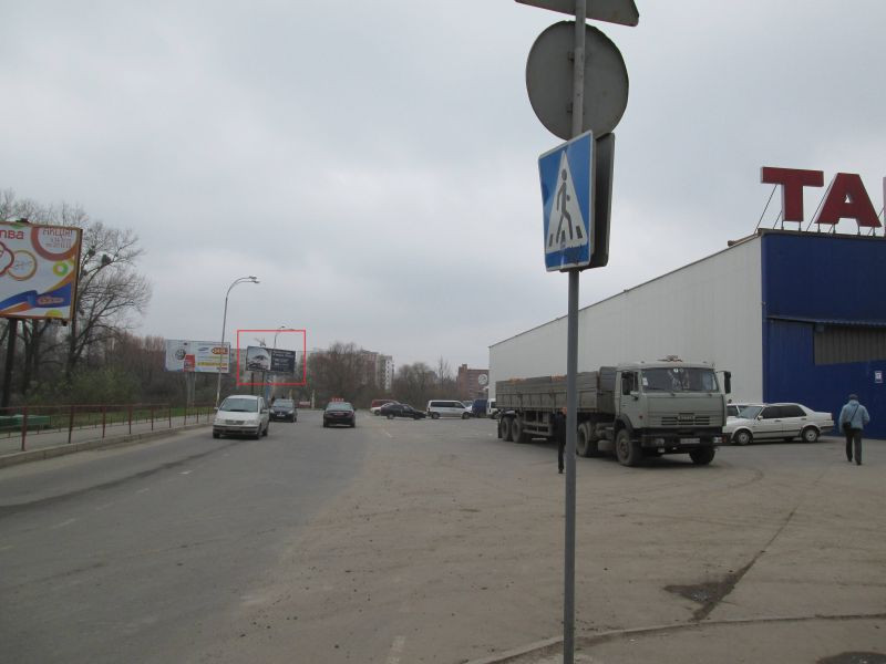 Билборд Хмельницкий,  вул. Зарічанська 11/4 (Епіцентр місток) № 1