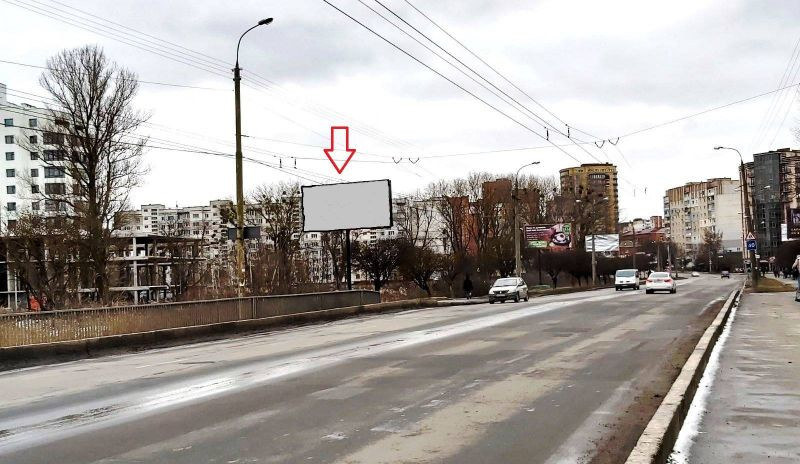 Билборд Хмельницкий,  вул. Свободи (навп Палацу творчості перед мост)