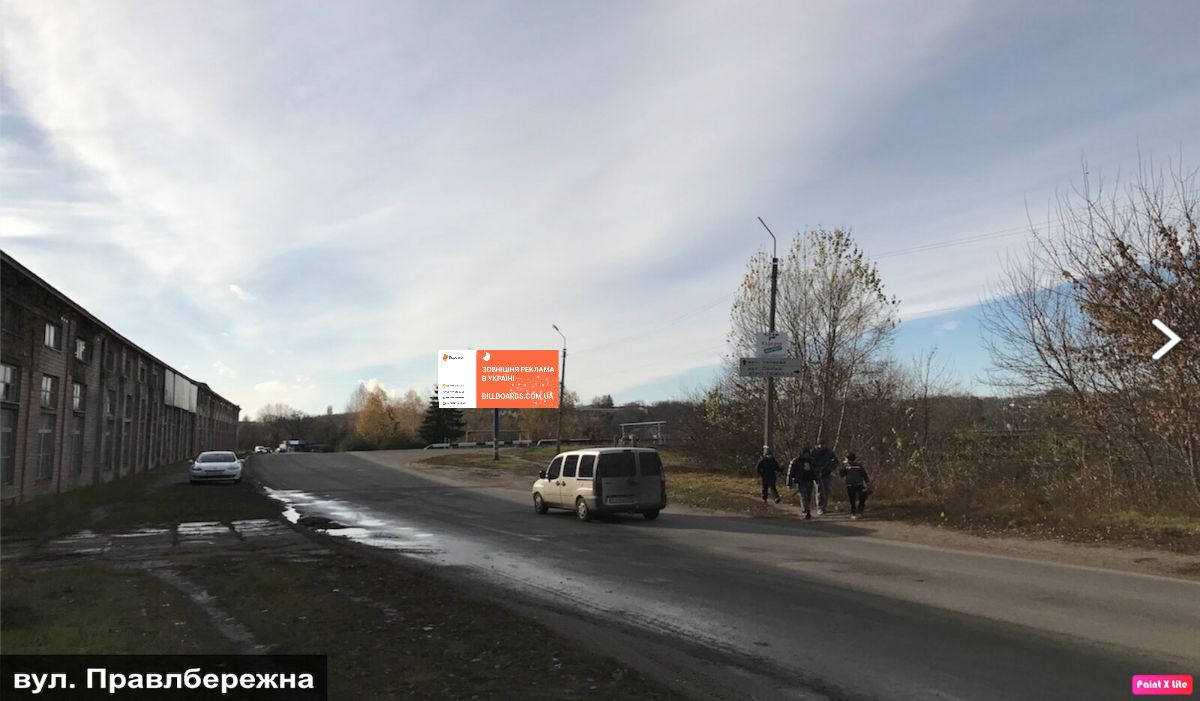Билборд Корсунь-Шевченковский,  ко2324 вул. Правобережна ст А