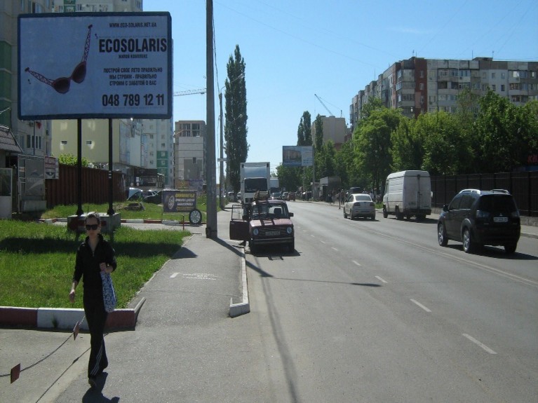 Білборд, бігборд (борд)  Одеса,  Владислава Бувалкіна вул. (Генерала Бочарова), 44 Б