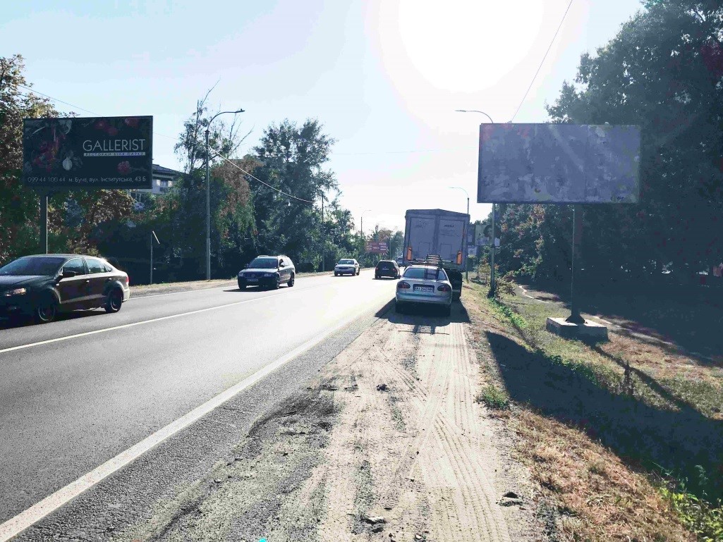 Billboard Bucha,  м. Буча, Нове шосе / вул. Вишнева                         (напрямок на м. Ворзель)
