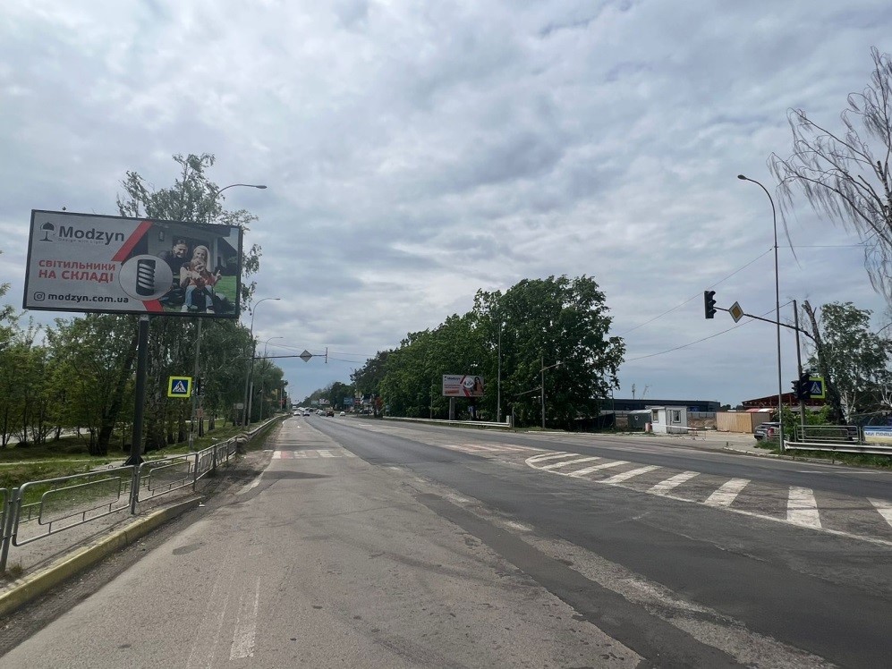 Билборд Буча,  м. Буча, Нове шосе, напроти гіпермаркету «Епіцентр»
