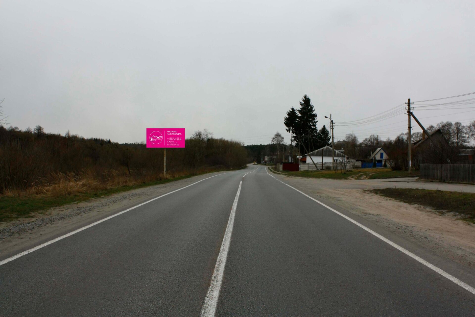 Billboard Zhytomyr,  trasa Zitomir-Cernivci N-03 20+100(livo)