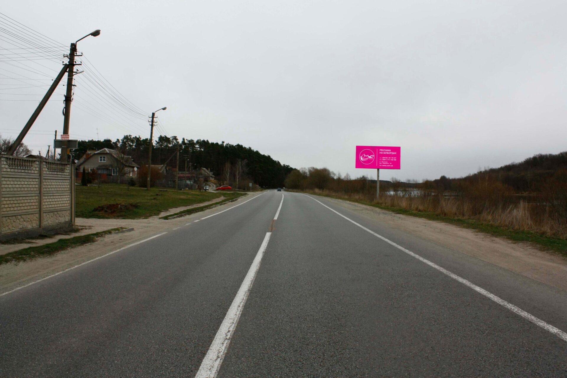 Billboard Zhytomyr,  trasa Zitomir-Cernivci N-03 20+100(livo)