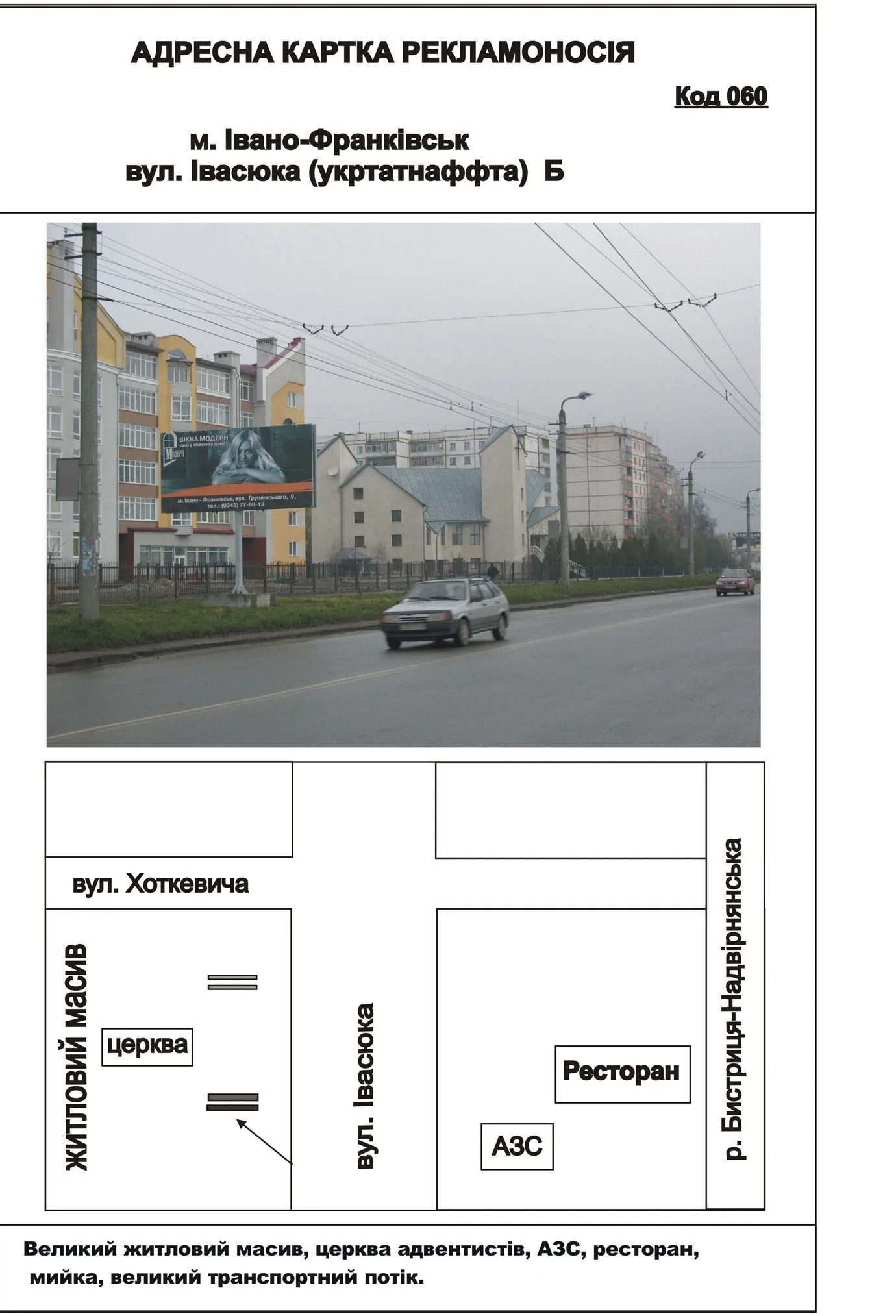 Billboard Ivano-Frankivsk,  Івасюка (укртатнафта)