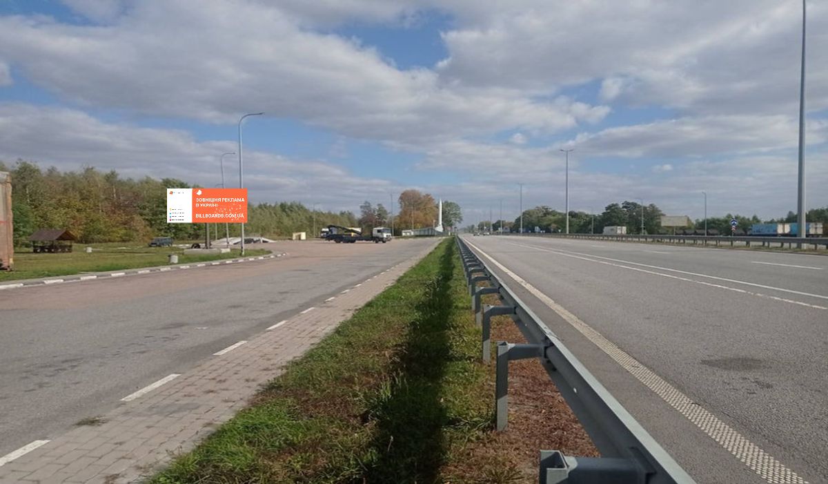 Билборд Житомир трассы,  Траса Київ-Житомир (кордон Жит.та Київ. обл)