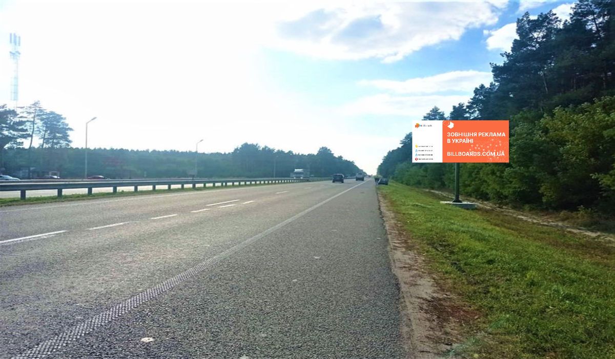Билборд Житомир трассы,  Траса Київ-Житомир  (готель Царівка)