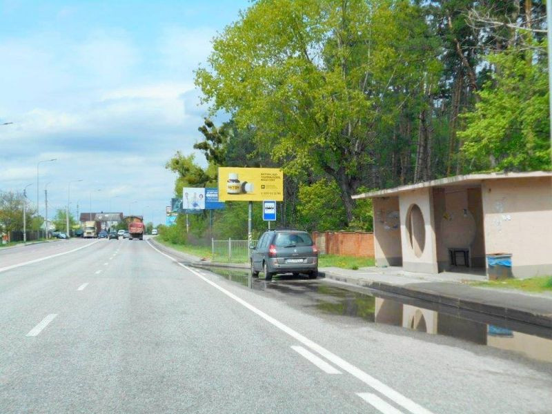 Билборд Гостомель,  смт. Гостомель, траса М-07 "Київ-Ковель", км 21+800 право, навпроти СТО Автопрофі