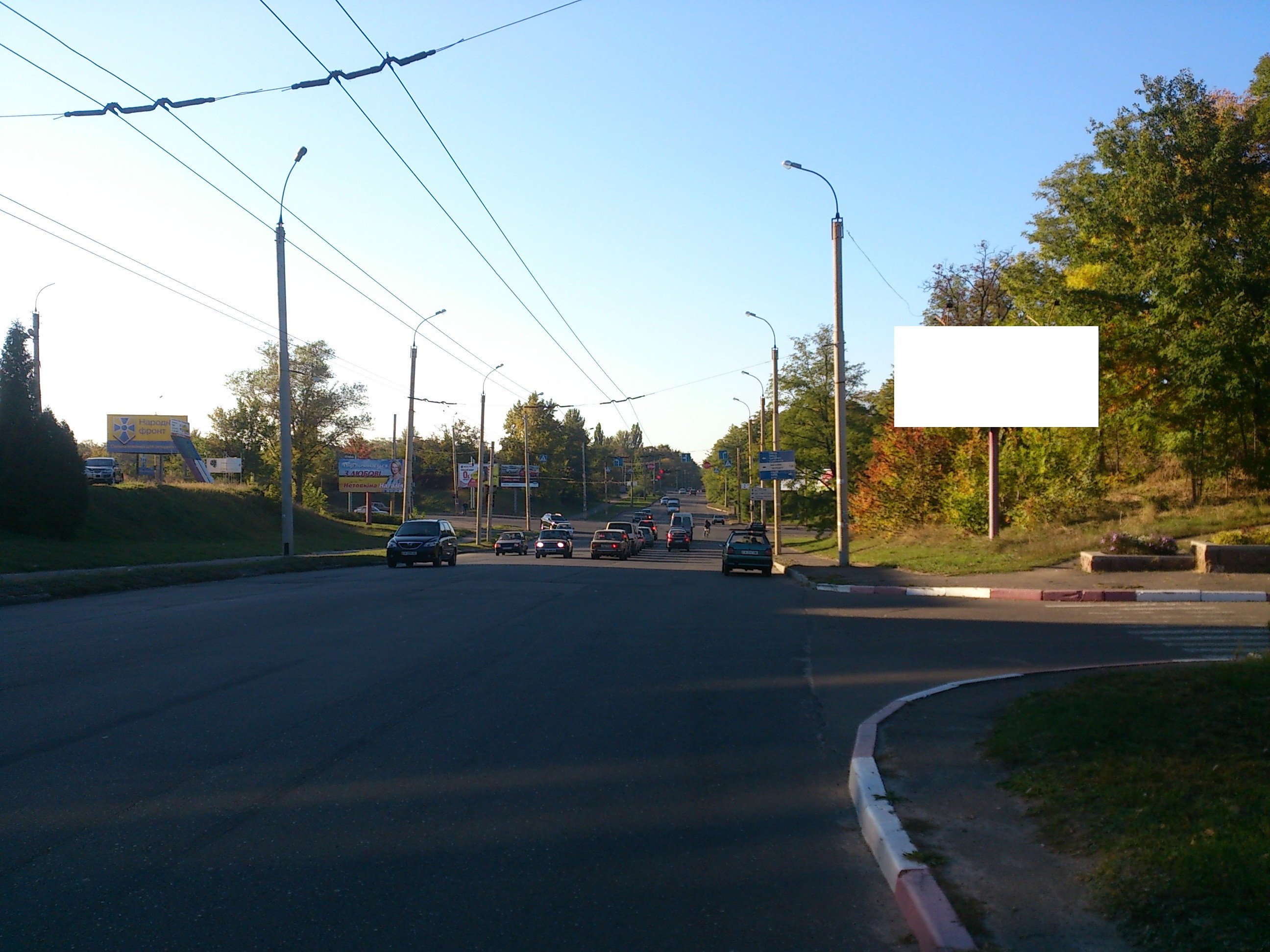 Billboard Cherkasy,  st. Odes'ka - st. Sumgaits'ka (bila AZS"Amic")