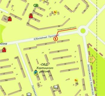 Билборд A в Запорожье, 3x6  просп. Юбилейный, 27 схема