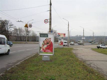 Ситилайт A в Запорожье, 1.8x1.2  площа Запорізька (площа Леніна) / въезд на ДнепроГЭС с левого берега фото 1