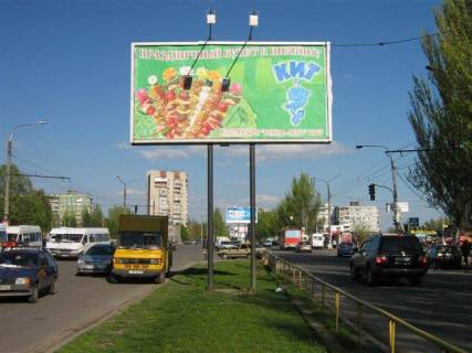 Билборд A в Запорожье, 3x6  ул. Чумаченко - Європейська вул. (Колиш. Малиновського вул.) (въезд на Космос) фото 1