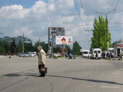 Білборд, Бігборд (Борд)  A у Запоріжжі, 3x6  ул. Чумаченко - Європейська вул. (Колиш. Малиновського вул.) (въезд на Космос) Фото 1