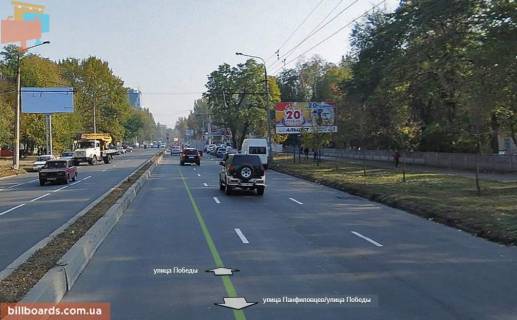 Билборд  в Запорожье ул. Победы - ул.Сталеваров - ул.Панфиловцев фото 1