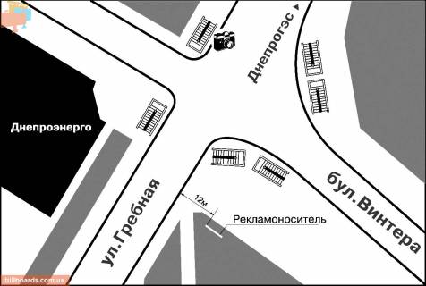 Призматрон, Призма  у Запоріжжі пр.Ленина-ул.Ломаная - 110218 схема