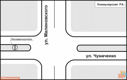 Призма  в Запорожье ул. Бородинская - ул. Айвазовского  (на Бородинский) ст.А1 - 110231 схема