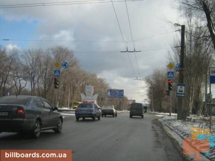 Білборд, Бігборд (Борд)   у Запоріжжі ул. Чумаченко - ул. Малиновского (въезд на Космос) Фото 1