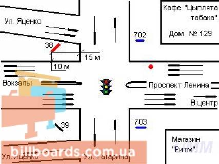 Ситилайт  в Запорожье пр. Металлургов № 1 схема
