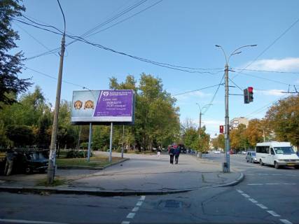Билборд B в Запорожье, 6x3  пр. Соборний  вул. Левка Лук’яненка (Тургенєва), щит фото 1