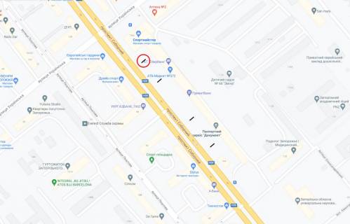 Призматрон, Призма B у Запоріжжі, 6x3  пр.Соборний 144-146, вул.Українська - 305708 схема