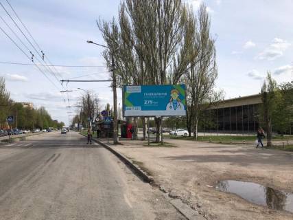 Билборд A в Запорожье ул.Победы, ДС Юность, напротив детской спортивной школы фото 1