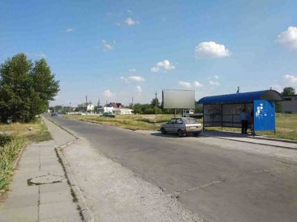 Билборд A в Запорожье пгт Владимирское, ул.Юбилейная, центр, остановка транспорта фото 1