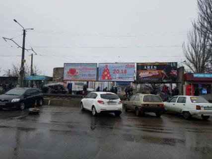 Билборд A в Запорожье пр.Моторостроителей (ул. 8 Марта), рынок Анголенко, правый фото 1