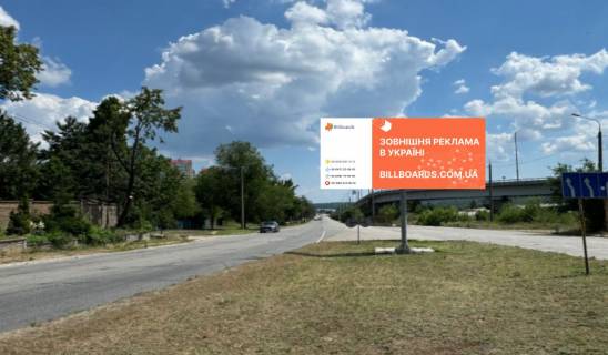 Билборд B в Запорожье, 6x3  Набережна,Кронштадська, рух до вокзалів фото 1