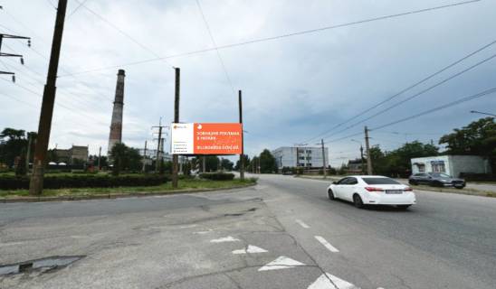 Билборд A в Запорожье, 6x3  Сєдова-Професора Анатолія Бойка (Адмірала Нахімова), коло фото 1