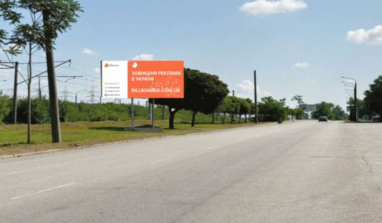 Білборд, Бігборд (Борд)  A у Запоріжжі, 6x3  вул.Величара (Тюленіна), в строну пр.Соборний, навпроти автосалона Фото 1