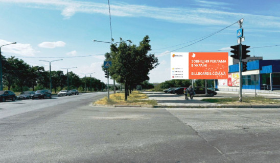 Billboard A in Zaporizhzhya, 6x3  Hortic'ke sose st. Rubana Photo 1