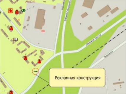 Билборд A в Запорожье, 6x3  вул.Авраменка навпроти ТЦ Амстор схема
