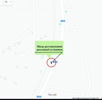 Білборд, Бігборд (Борд)  B у Запоріжжі о.Хортиця, зїзд з моста Преображенського, ост.Старій Дніпро схема