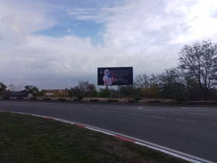 Билборд A в Запорожье, 6x3  Проспект Інженера Преображенського (Просп. Радянський) - пр. Ювілейний, коло, виїзд в центр, справа по колу, зїзд фото 1